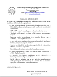 FIGYELEM - HŐSÉGRIADÓ!
